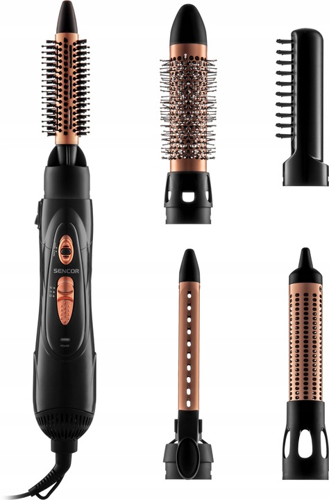 Lokówka suszarka do włosów Sencor 5 nasadek 1000W