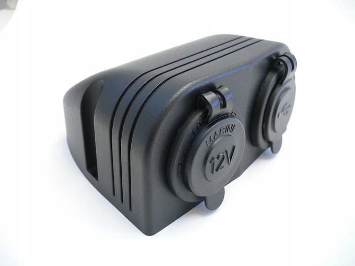 ŁADOWARKA USB 5V 3,1A GNIAZDO HERMETYCZNE 12V 24V