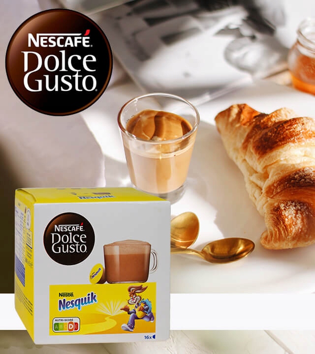 Kapsułki kakao NESCAFE DOLCE GUSTO NESQUIK 16 szt + GRATIS videobook