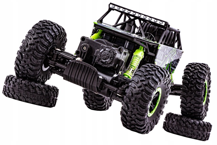 Samochód RC Auto CRAWLER 2.4GHz 4x4 ZDALNIE STEROWANY 2 x pakiet zielony