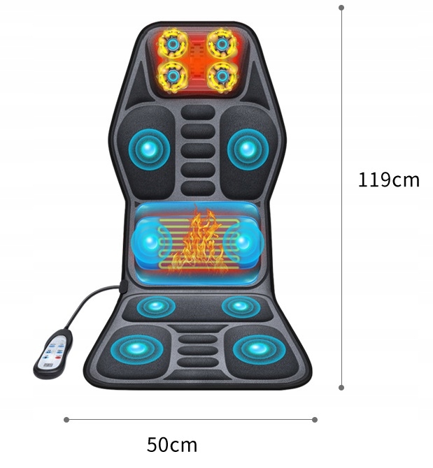 Mata masująca do masażu masażer Shiatsu grzanie do domu i samochodu Gateway