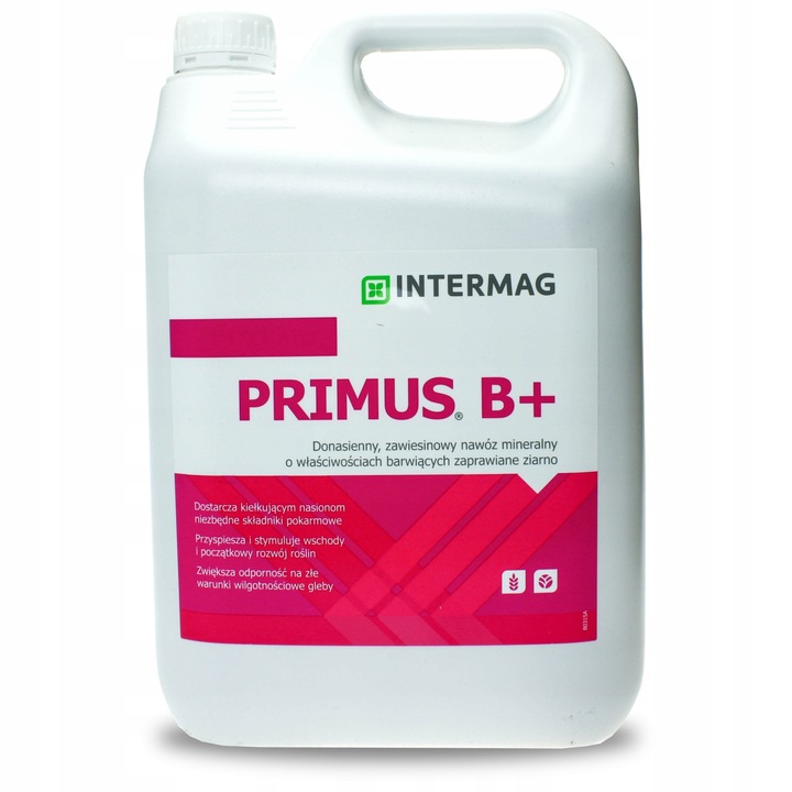 SARFUN 025 FS 5L ZAPRAWA GRZYBOBÓJCZA ZBOŻA + PRIMUS B+ 5L NAWÓZ DONASIENNY