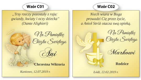 PAMIĄTKA CHRZTU CHRZEST ŚWIĘTY ANIOŁEK ANIOŁ STRÓŻ