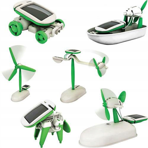 TG60706 ROBOT SOLARNY 6w1 POJAZDY SOLARNE ROBOTY KREATYWNY ZESTAW EDUKACYJN