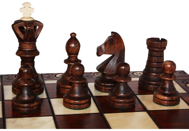 SZACHY AMBASADOR ORYGINAŁ 54 x 54 cm PUDEŁKO LUX