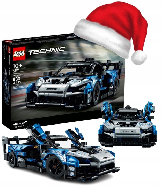 KLOCKI LEGO TECHNIC MCLAREN SENNA GTR SAMOCHÓD AUTO PREZENT