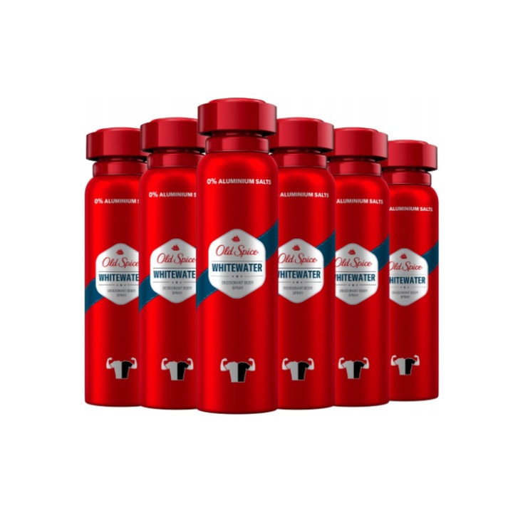 Old Spice Whitewater dezodorant deo spray 6x150ml