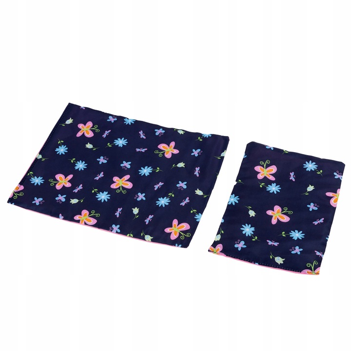 KINDERPLAY ŁÓŻECZKO DLA LALEK TURYSTYCZNE KOJEC AKCESORIA TORBA POŚCIEL