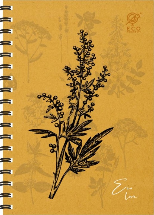 5x Kołozeszyt A4/80 kratka spirala GRUBA Podkładka