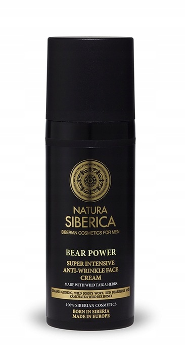 NATURA SIBERICA MEN PRZECIWZMARSZCZKOWY KREM DO TWARZY DLA MĘŻCZYZN 50 ml