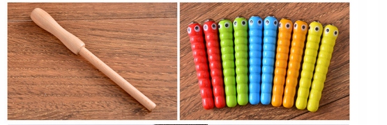 Złap Robaczka Gra Zręcznościowa Magnetyczna Drewniane Jabłko Montessori