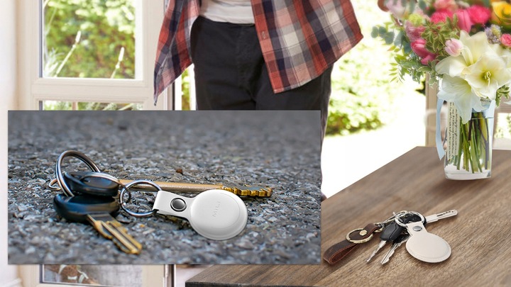 Lokalizator GPS MiTag MiLi do iOS + Etui Brelok do plecaka kluczy dla psa