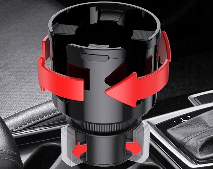 Uchwyt na Kubek do Samochodu Auta Telefon Napoje Butelki Kawę Puszkę Cup