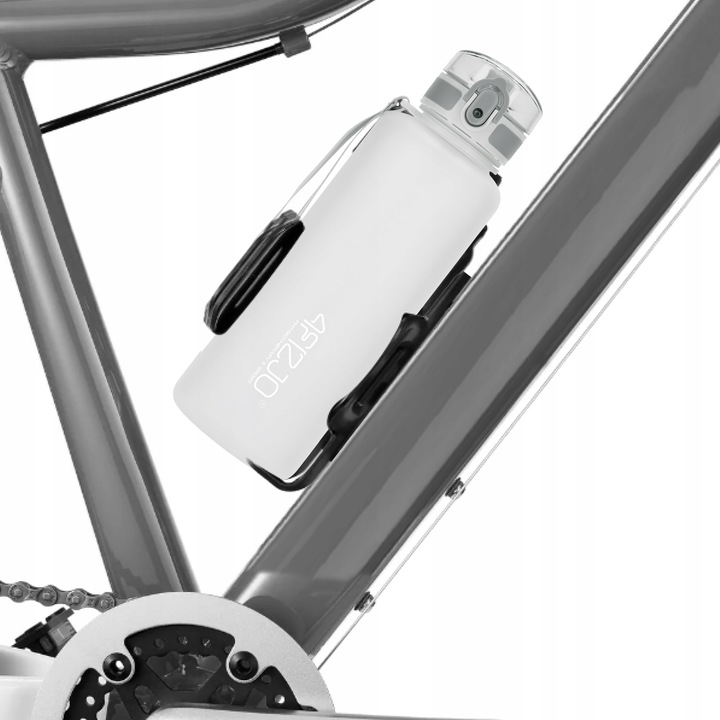 BUTELKA NA WODĘ BIDON SPORTOWY MOTYWACYJNY Z MIARKĄ USTNIKIEM TRITAN 1L