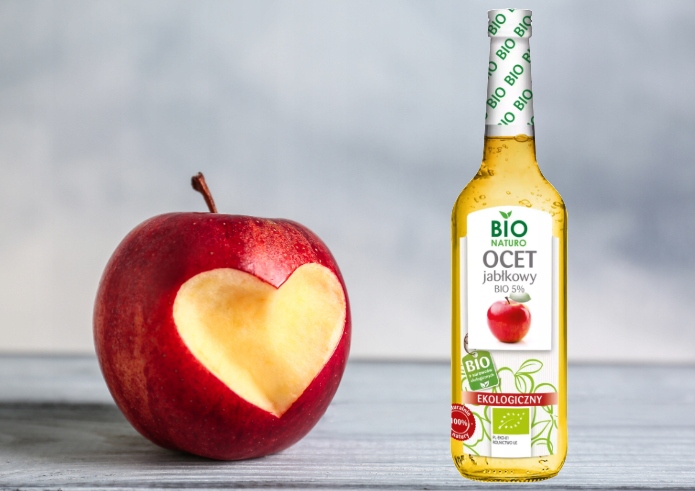 6x700ml Ocet Jabłkowy ŻYWY Niefiltrowany Z matką OCTU Ekologiczny/BIONaturo