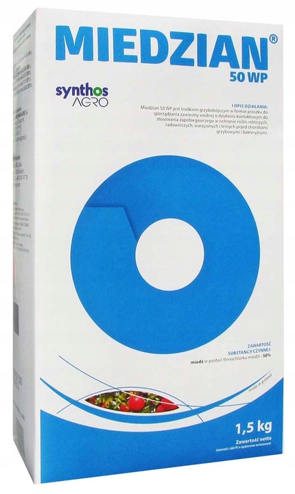 Środek grzybobójczy Synthos Miedzian 50 WP 1,5kg