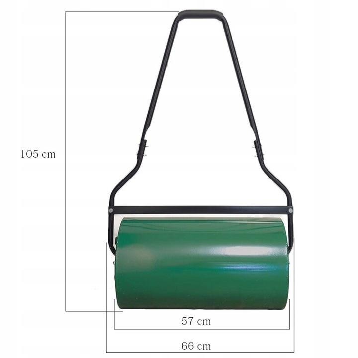 WALEC OGRODOWY STALOWY DO TRAWY TRAWNIKA max 60 kg