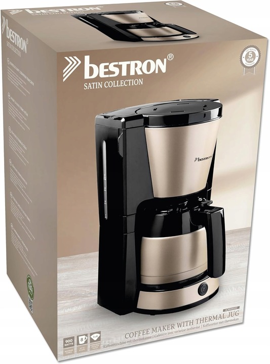 EKSPRES PRZELEWOWY 900W Z TERMOSEM 1L - SATIN COLLECTION + GRATIS