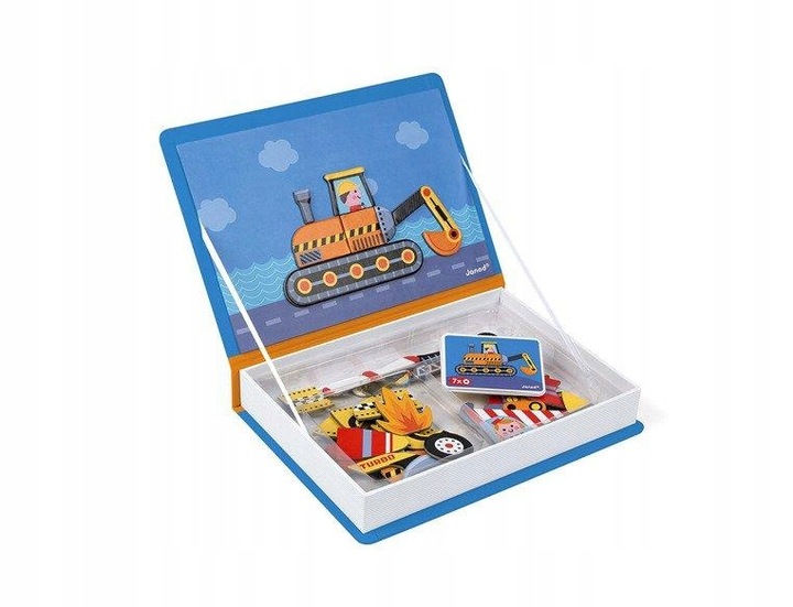 Magnetyczna układanka Pojazdy Magnetibook, Janod