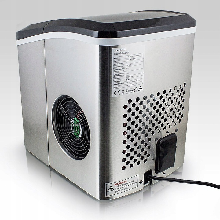 KOSTKARKA DO LUDU MASZYNA DO KOSTEK SREBRNA STAL NIERDZEWNA 2 ROZMIARY 15KG