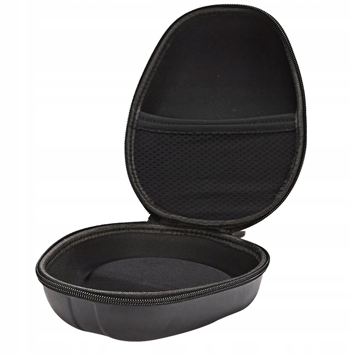 Etui na DUŻE słuchawki z zamkiem błyskawicznym twarde miękki środek H4
