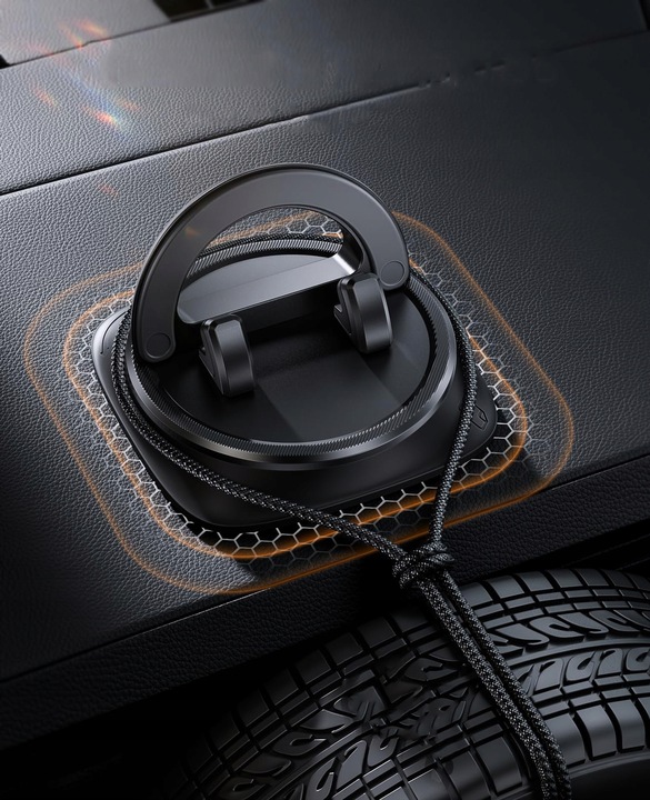 Uchwyt samochodowy obrotowy na deskę, kokpit stabilna podstawka na telefon