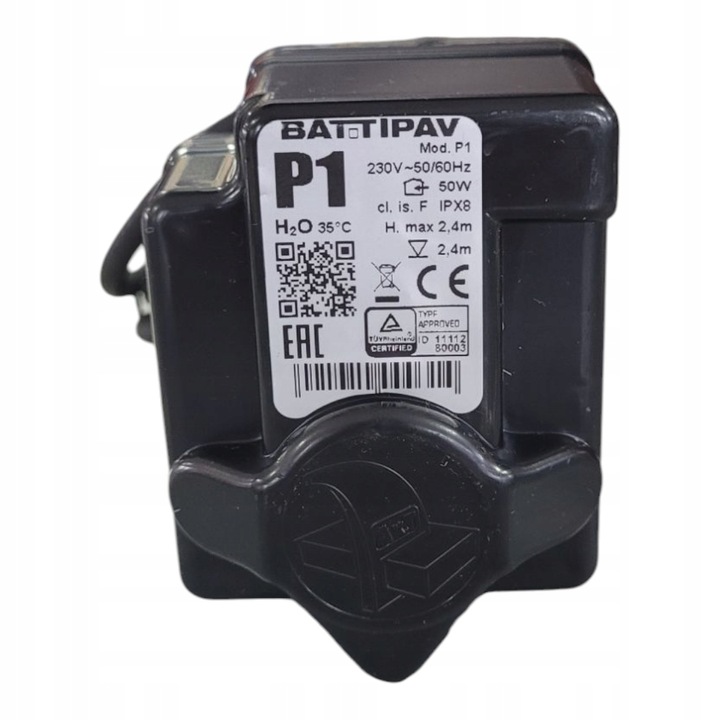 Pompa zatapialna pompka wody S1 P1 BATTIPAV do przecinarki piły 850L/h 50W