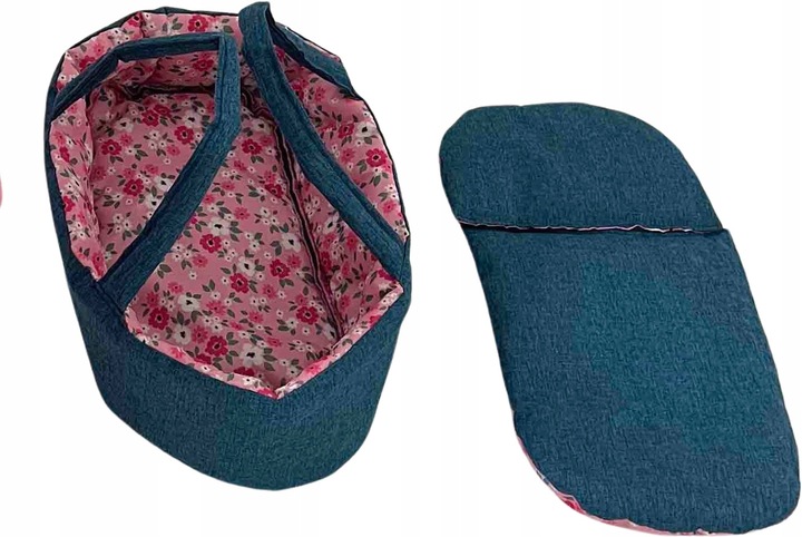 WÓZEK DLA LALEK GŁĘBOKI SPACERÓWKA GONDOLA 3w1 MarioToys TORBA POŚCIEL