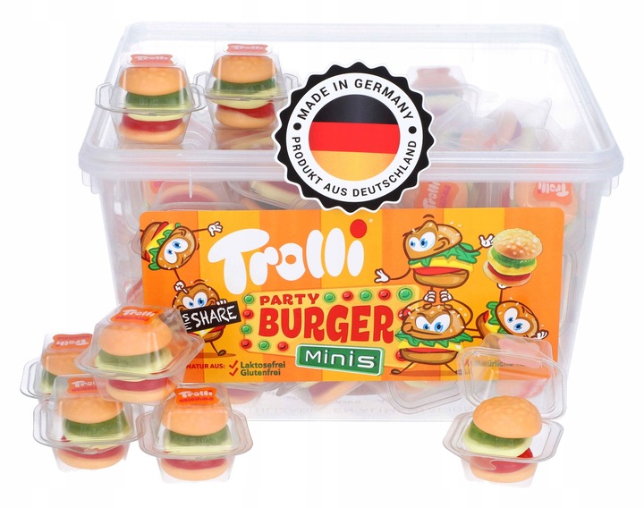 Trolli, żelki, Mini burger hamburger 600 g
