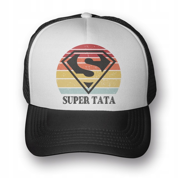 CZAPKA TRUCKER SUPER TATA PREZENT DZIEN OJCA