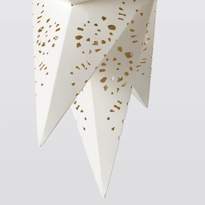 IKEA STRALA lampa stołowa gwiazda Boże Narodzenie koronka