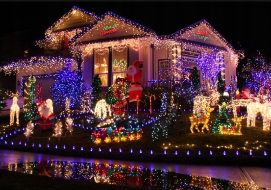 OZDOBA ŚWIĄTECZNA DZWONKI MULTIKOLOR NEON