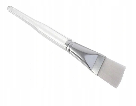 Pędzelek płaski do masek alg kwasów serum Prima Derma