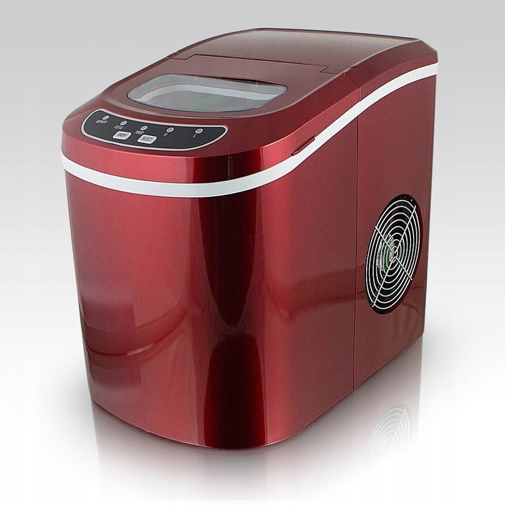 KOSTKARKA maszyna DO LODU Bituxx CZERWONA do 15kg LODU NA DOBĘ