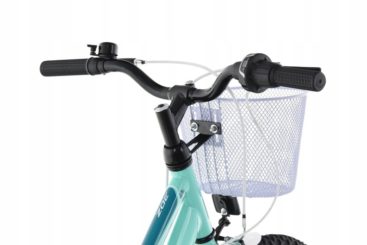 Rower Dziecięcy MTB 20'' LAZARO ZOE 6 BIEGÓW SHIMANO MIĘTA KOSZYK