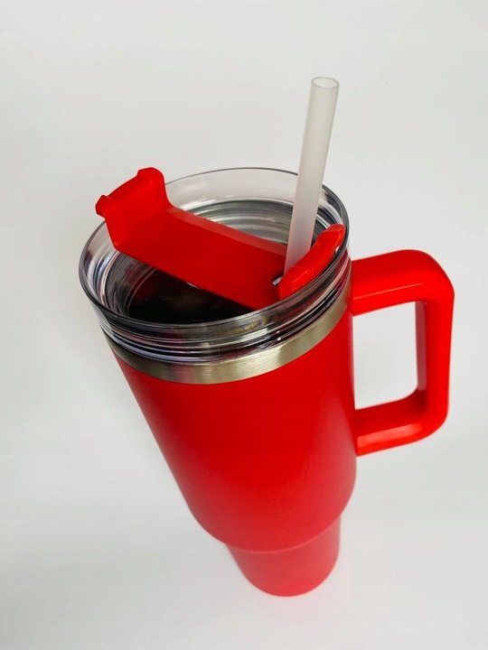 Kubek termiczny ze słomka kubki termiczne na kawę herbatę na napoi zimne
