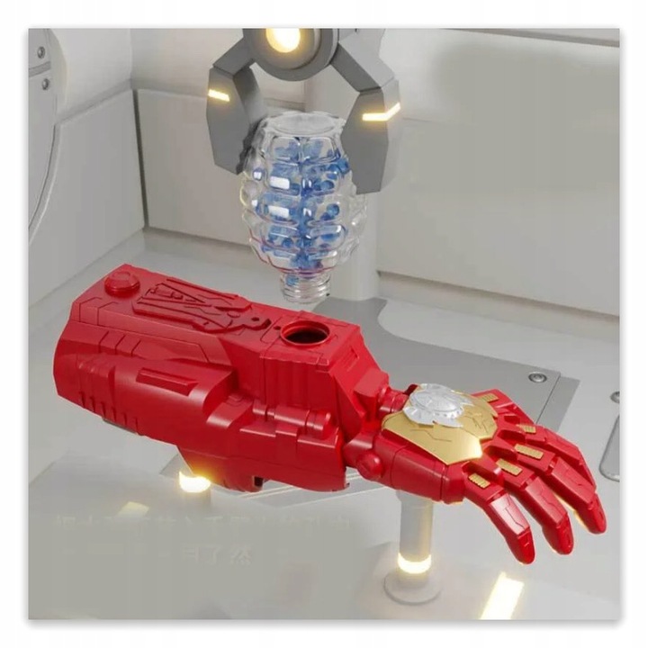 PISTOLET AUTOMATYCZNY NA KULKI ŻELOWE WODNE KARABIN DUŻY GUN IRON MAN