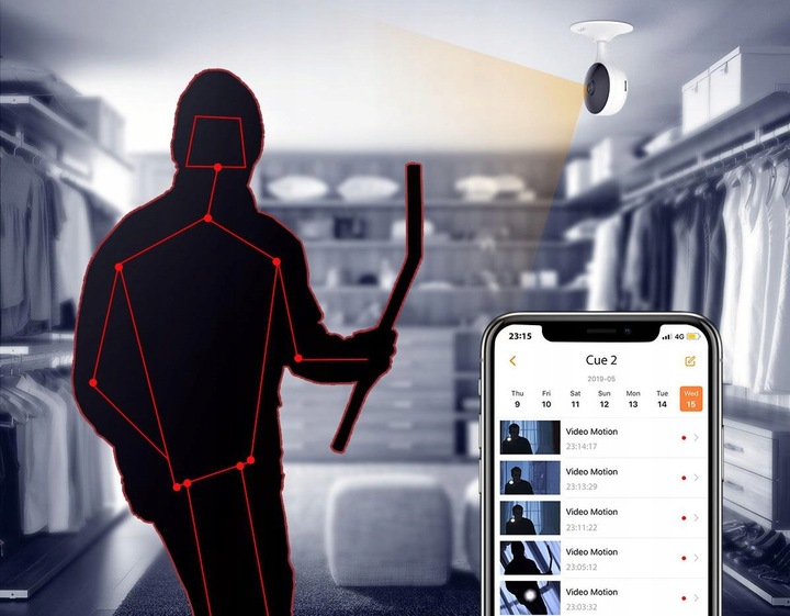 KAMERA IP IMOU CUE2 NIANIA 2MPX 2,8 WIFI FULL HD