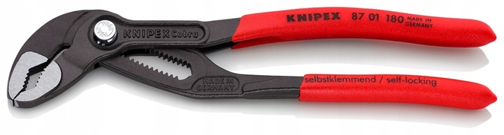Szczypce nastawne do rur Cobra 180 mm żabka klucz Knipex 87 01 180