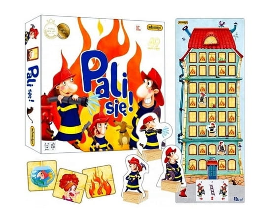 PALI SIĘ! GRA RODZINNA PLANSZOWA 3+ ADAMIGO