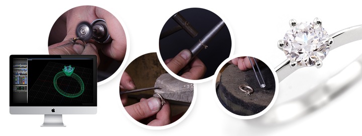 ZŁOTY WISIOREK z KOLEKCJI RAINBOW od DIAMANTI z 20 BRYLANTAMI i RUBINEM