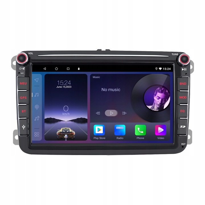 RADIO ANDROID 13 SKODA OCTAVIA 2 YETI 2 RAPID CARPLAY ANDROID AUTO 2GB/64GB