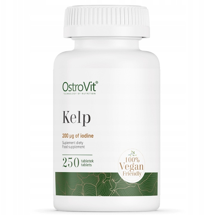 OSTROVIT KELP 250 tab. TARCZYCA JOD JODEK POTASU