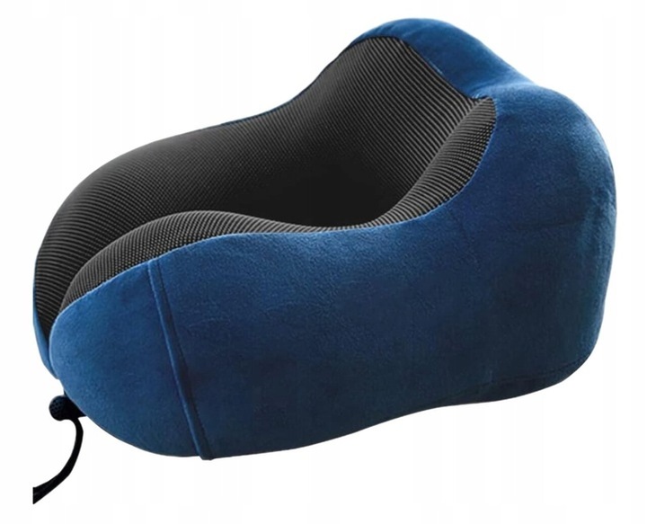 PODUSZKA TURYSTYCZNA PODRÓŻNA ROGAL NA SZYJĘ Z PIANKI MEMORY DO SAMOLOTU