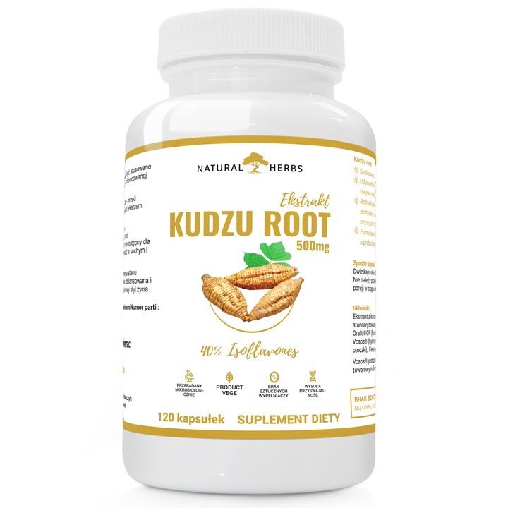 KUDZU ROOT Extract 500mg 40% isoflavones WEGE 120k