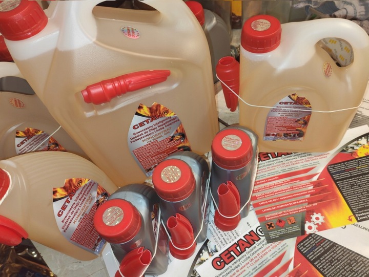 CETAN R - 1Litr = VERVA na 1000 Litrów ON + Karta Charakt. i Bad. Orlen