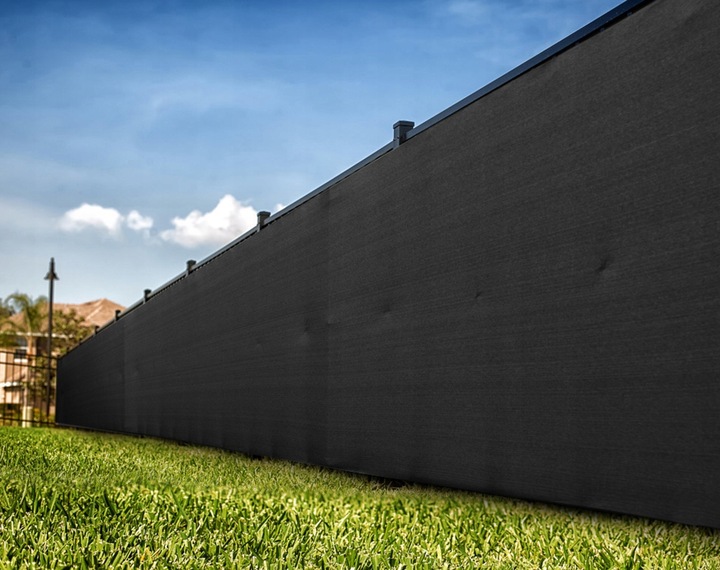 SIATKA CIENIUJĄCA 1,5x50m CZARNA 90% MASKUJĄCA OSŁONA NA OGRODZENIE PŁOT UV