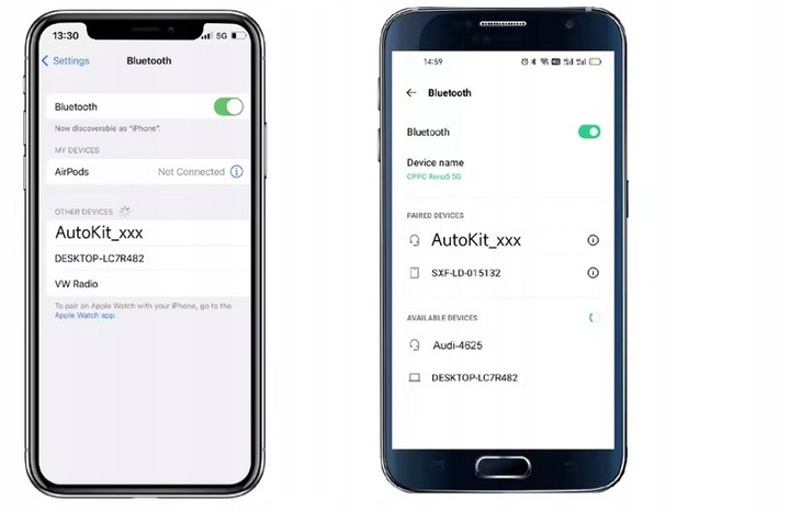 BEZPRZEWODOWY ADAPTER SAMOCHODOWY CARLINK 5.0 DO ANDROID AUTO APPLE CARPLAY