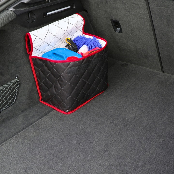 TORBA/ORGANIZER DO BAGAŻNIKA SAMOCHODU - CZERWONA LAMÓWKA