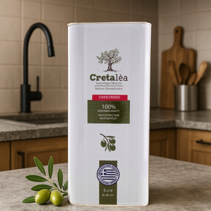 OLIWA Z OLIWEK EXTRA VIRGIN 5L GRECKA NIEFILTROWANA + BUTELKA 250ML GRATIS